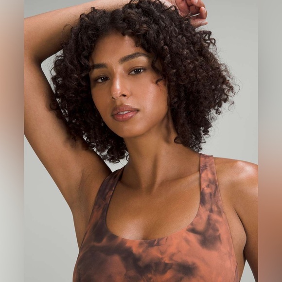 NWT Lululemon Wunder Train Bra Diamond Dye Canyon Rock Graphite Grey 8 C/D Cup - Picture 2 of 10